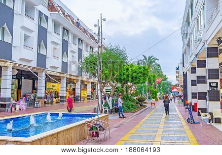 The Street With Fountains