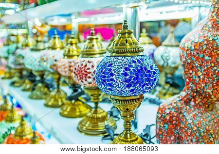 The Lamps Of Stained Glass