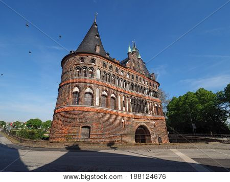 Holstentor (holsten Gate) In Luebeck