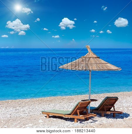 Summer Sunshiny Beach.
