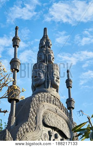 Buddhist Temple in Cambodia in South Asia