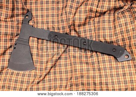The Weapon For Hand-to-hand Fight. Iron Ax. Black Ax.