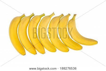 Fresh Banana Isolated On White Background