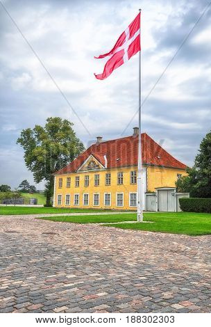 The Commander's House In Kastellet, Copenhagen.