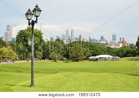 Istana Grounds Is Open To The Public In  Labour Day