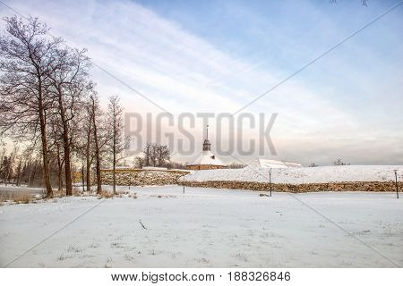 Old Korela fortress in the town of Priozersk, Russia.