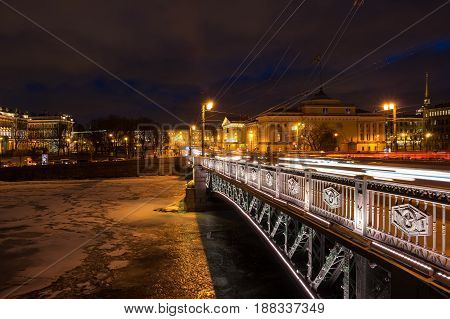 Panoramic view of Neva river and the historical center of Saint Petersburg Russia