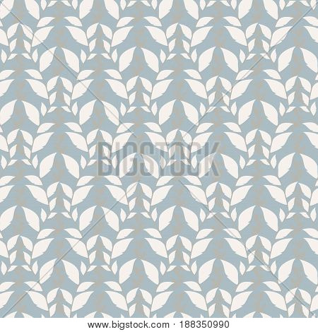 Modern stylish floral flower pattern for textile wallpaper pattern fills covers surface print gift wrap scrapbooking decoupage Seamless blue gray and white abstract classic pattern