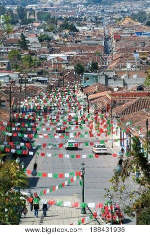 Aerial View To San Cristobal De Las Casas, Mexico