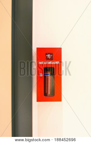 Fire extinguisher box kit tools Fire proof system Fire extinguisher equipment.