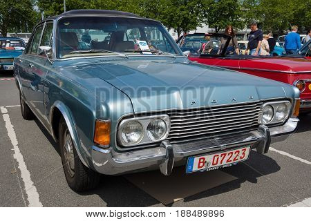 BERLIN GERMANY - MAY 17 2014: Large family car Ford 26M (P7b). 27th Oldtimer Day Berlin - Brandenburg