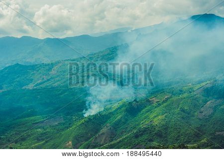 Fantastic Landscape Of Dalat Mountains, Viet Nam, Fresh Atmosphere, Villa Among Forest, Impression S