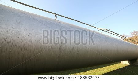 Steel Pipe For The Transport Of Petroleum Under Construction