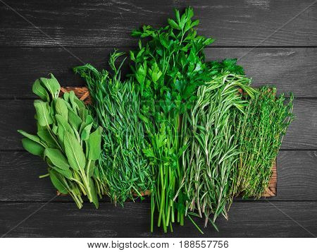 Assortment Of Fresh Herbs