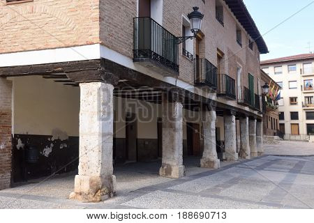 House Of Arcades, Square Of Spain, Daroca, Zaragoza Province, Aragon, Spain