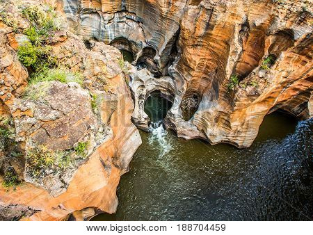 Landscape At The Blyde River Canyon, Bourke’s Luck Potholes