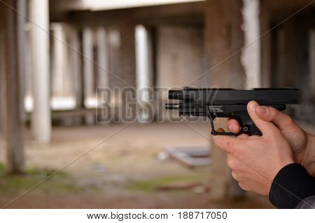 Airsoft Gas Hand Gun Fire Airsoft Gas