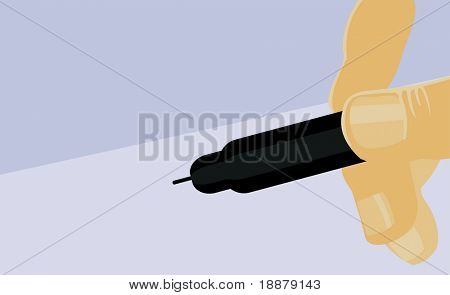 immagine di penna nera
