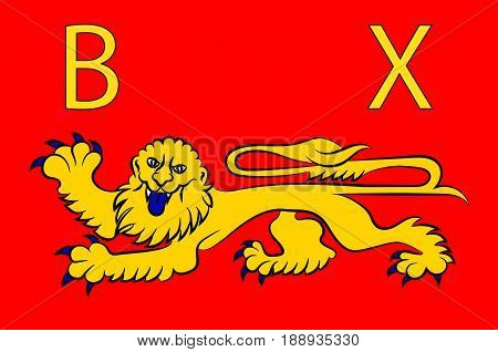 Flag of Bayeux is a commune in the Calvados department in Normandy in northwestern France
