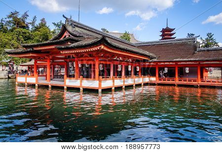 Itsukushima Shrine In Hiroshima, Japan