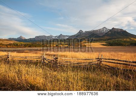 Autumn Scenery in the Rocky Mountains of Colorado