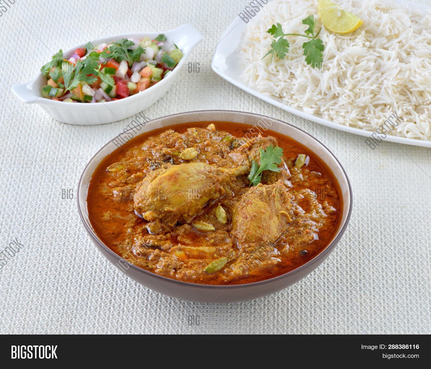 White Rice Chicken Image & Photo (Free Trial) Bigstock