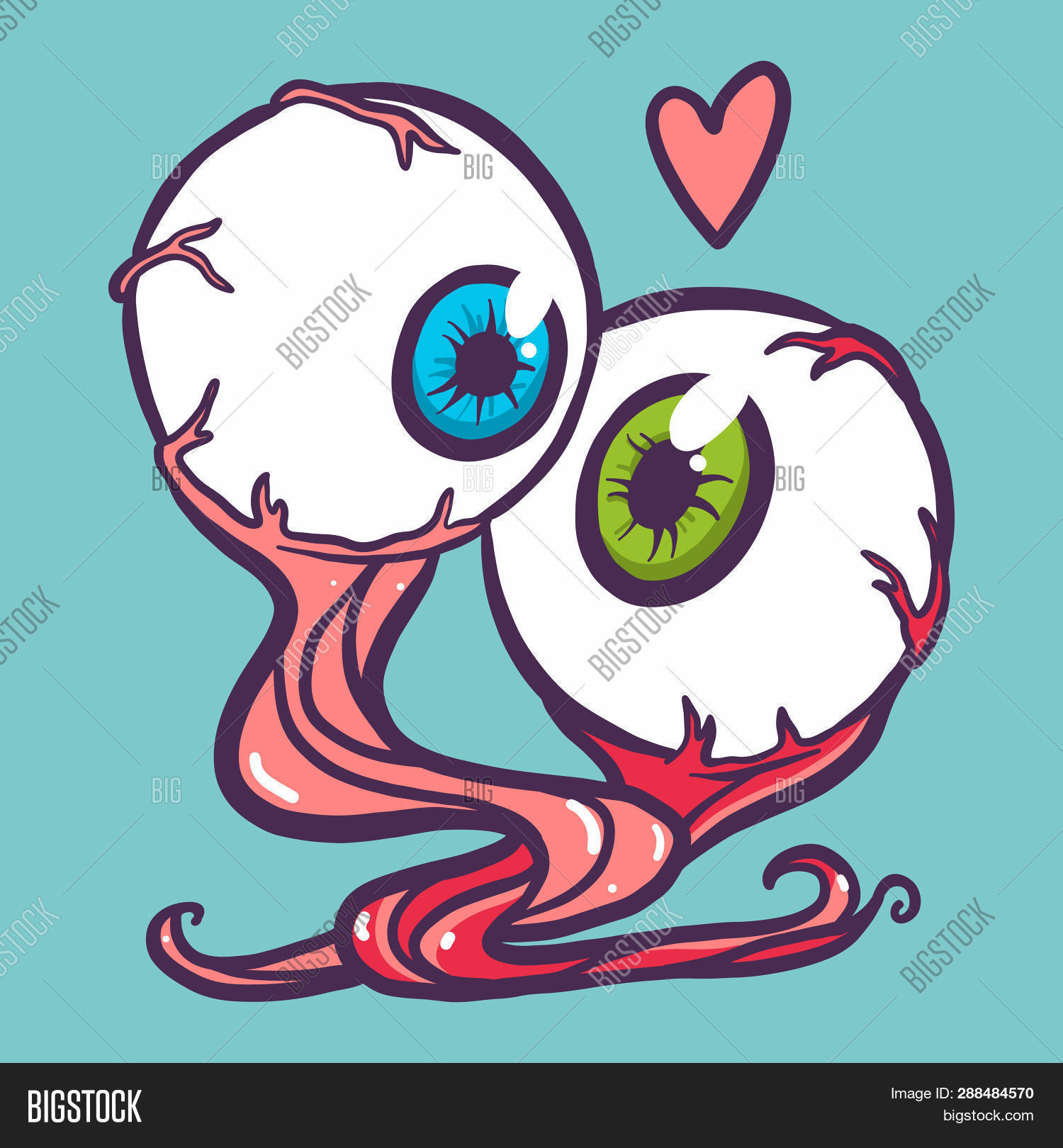 Couple Love Eyeball Image & Photo (Free Trial) Bigstock