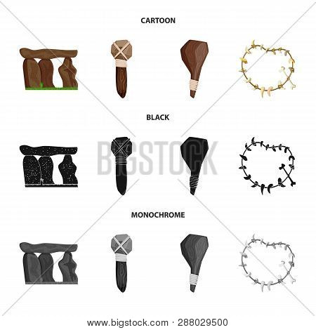 Vector Illustration Of Evolution  And Prehistory Sign. Set Of Evolution  And Development  Vector Ico