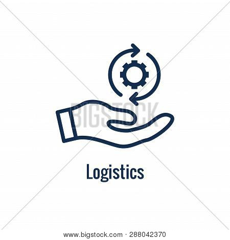 Shipping And Receiving Icon Set W Boxes, Warehouse, Checklist, Etc
