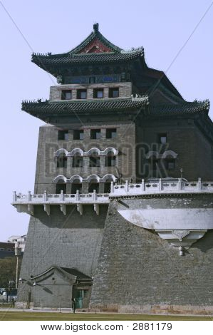 Zhongyang Gate v Pekingu