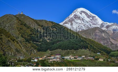 Mountain Scenery Of Kazbegi, Georgia