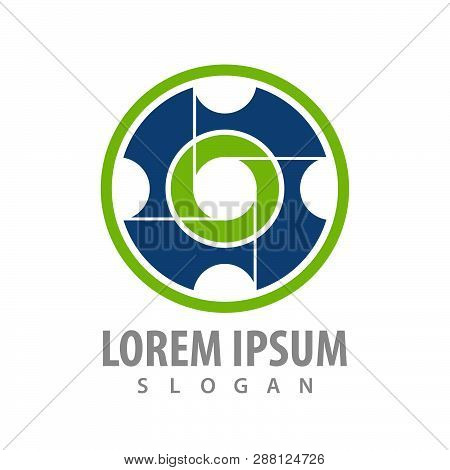 Rotate Abstract Technology Logo Concept Design. Symbol Graphic Template Element Vector