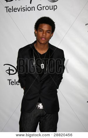 LOS ANGELES - JAN 10: Trevor Jackson przybywa w ABC TCA partii zima 2012 w Langham Huntington