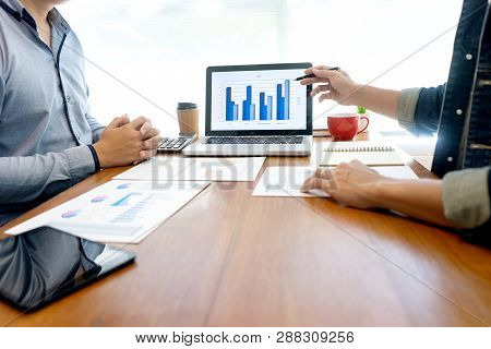 Businessman Work With Friend