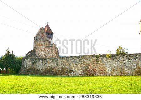 Inside The Church Of Carta Medieval Cistercian Monastery Near Sibiu, Transilvania