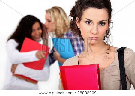 Student being gossiped about