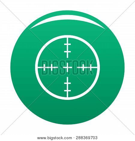 Radiolocating Icon. Simple Illustration Of Radiolocating Icon For Any Design Green