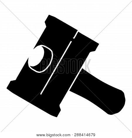 Big Sledgehammer Icon. Simple Illustration Of Big Sledgehammer Icon For Web