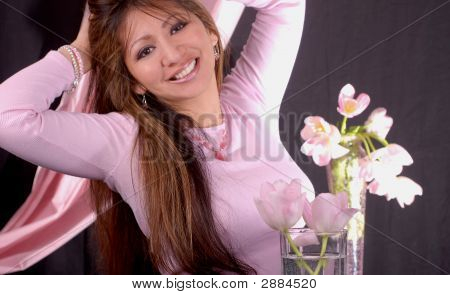 Happy Latina weiblich