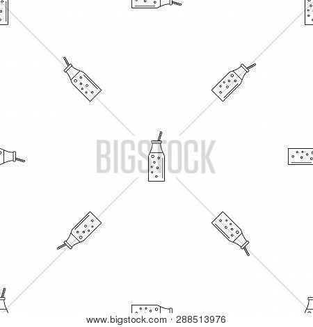 Mango Smoothie Pattern Seamless Repeat Geometric For Any Web Design