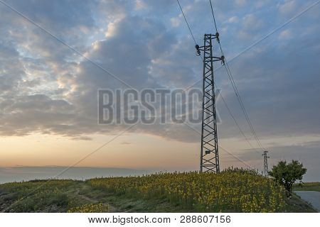 Amazing Sunset Landscape From Kaliakra Cape At Black Sea Coast,  Dobrich Region, Bulgaria