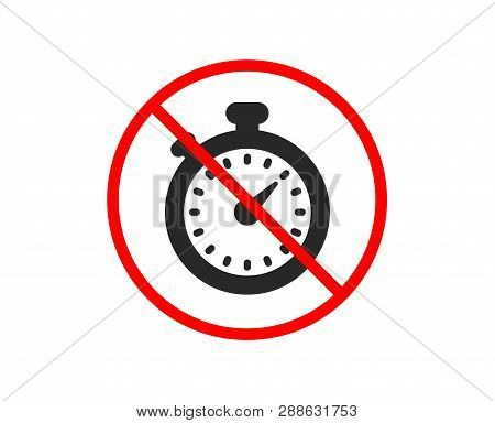 No Stop. Timer Icon. Vector & Photo (Free Trial) | Bigstock
