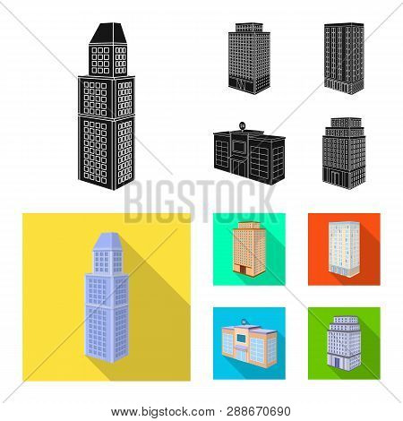 Vector Illustration Of Construction And Building Sign. Collection Of Construction And Estate Vector 