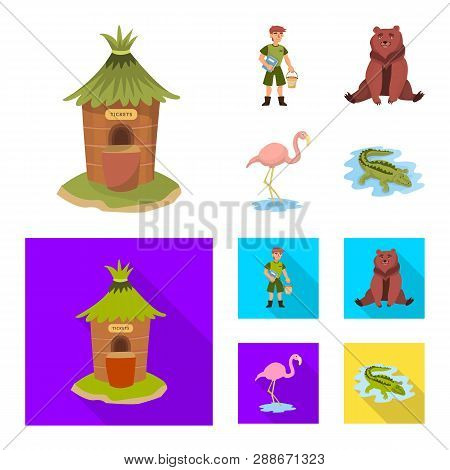 Isolated Object Of Nature  And Fun  Logo. Set Of Nature  And Entertainment Stock Vector Illustration