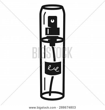 Cylinder Perfume Bottle Icon. Simple Illustration Of Cylinder Perfume Bottlevector Icon For Web Desi