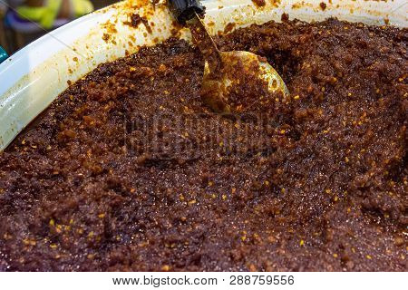 Thai Chili Paste, Chili Paste At Street Food, Traditional Sicily Food