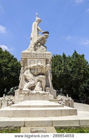 Lisbon - July 16, 2018:  View Of The Monument Honouring The Portuguese Combatants In World War I, In