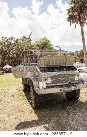 Tan 1961 Mercedes Unimog At The 10Th Annual Classic Car And Craft Show