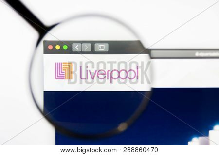 Los Angeles, California, Usa - 10 March 2019: Illustrative Editorial, El Puerto De Liverpool Website