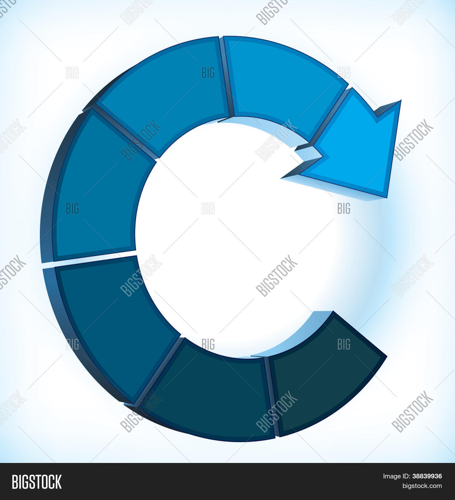 Cyclic Diagram Arrow Image & Photo (Free Trial) Bigstock